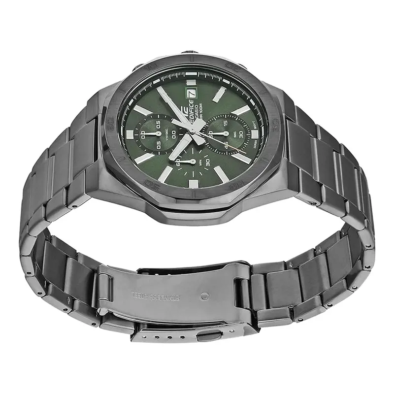 Casio Edifice Chronograph Dark Green Dial Men's Watch- EFV-640DC-3AV